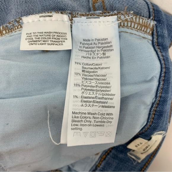 Madewell Roadtripper Crop Jeans Iberia Wash Size 26 Tall - Picture 10 of 13